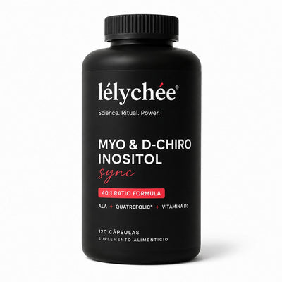 lelychee® sync | Myo & D-Chiro Inositol | Quatrefolic® + ALA + Vitamina D3 | 120 capsulas